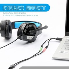 Hobi Mobi USB To 3.5mm Jack Çevirici USB To Kulaklık ve Mikrofon Çevirici Ses Kartlı Notebook Pc Dönüştürücü