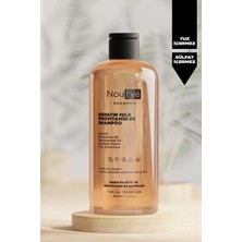 Noufye Tuzsuz & Sülfatsız Keratin Sütü Şampuan 400 Ml+ Keratin & E Vitamini Sütü Kremi 100ML