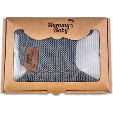 Mummy's Baby Organik Pamuk Battaniye 80x100 Gri