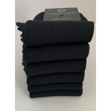 Alessa Socks Bambu Patik Kısa Çorap Koyu Lacivert 6 Çift Yıkamalı Burun Dikişsiz Erkek