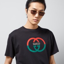Gucci Cotton Jersey Prınted T-Shırt