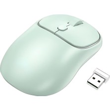 Polham 2.4g Çift Modlu Aerodinamik Sessiz Kablosuz Mouse,  Windosw, Linux, Mac Os Uyumlu Mouse