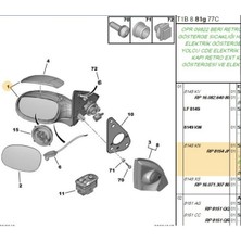 Spj Sağ Elektrikli Isıtmalı Ayna 206 (E0902-8149KL-8154JF)