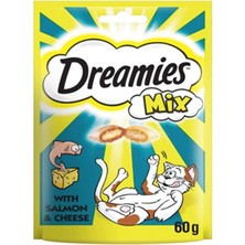 Dreamies Somon ve Peynirli Mix Kedi Ödül Maması 60 gr
