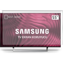 Best Ekran  Samsung 55DU8500 Tv Ekran Koruyucu - Samsung 55" Inç UE55DU8500UXTK Koruyucu