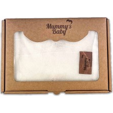 Mummy's Baby Tencel Örgü Bebek Battaniyesi 80X100 Ekru