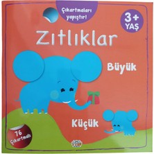 Çıkartmalı Etkinlik Kitabım 2'li Set Zıtlıklar