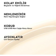 Cream Co. Leke Karşıtı Aydınlatıcı Cilt Tonu Eşitleyici Yüz Güneş Kremi SPF 50+ Tüm Cilt Tipleri