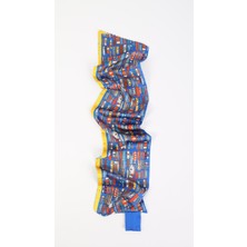 Nesscarf Çift Desenli Boyun Fuları 30X75 cm