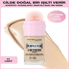 SDR New York Instant Perfector Glow 4 Etki 1 Arada Fondöten- 01 Light
