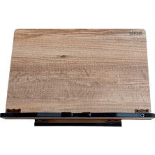 İsfahan Ahşap Kitap Okuma Standı Masaüstü Ahşap Kuran Rahlesi Tablet Tutucu