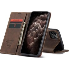 Mays Home1 Iphone 11 Için Flip Case Pro Max Vintage Pu Deri Cüzdan Kılıf Kart Yuvası (Yurt Dışından)