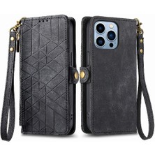 Mays Home Iphone 13 Için Flip Case Pro Kapak Kapak Cüzdan Basit Iş Darbeye (Yurt Dışından)