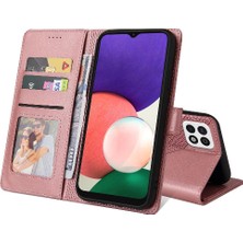 Mays Home1 Samsung Galaxy A22 5g Için Flip Case Kickstand Üç Kart Yuvaları Darbeye (Yurt Dışından)