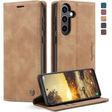 Mays Home Samsung Galaxy S24 Artı Manyetik Kapatma Darbeye Vintage Için Flip Case (Yurt Dışından)