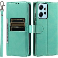 Mays Home1 Xiaomi Redmi Not 12 Için Flip Case 4g Pu Deri Kickstand 6 Kart Yuvaları (Yurt Dışından)