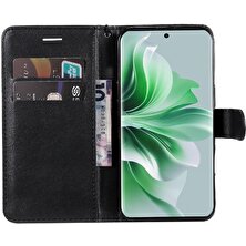 Mays Home1 Kart Yuvası Klasik Düz Renk Yüksek Kılıf ile Oppo Oppo 11 5g Için Flip Case (Yurt Dışından)