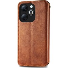 Mays Home1 Infinix Akıllı 8 Cüzdan Fonksiyonu Için Kılıf Deri Kılıf Moda Tasarım Flip (Yurt Dışından)