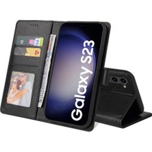 Mays Home Samsung Galaxy S23 Artı Üç Kart Yuvaları Premium Deri Için Flip Case (Yurt Dışından)