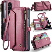 Mays Home1 Samsung Galaxy Z Için Crossbody Durumda Kat 4 5g Cüzdan Kılıf Kadınlar Için Kılıf (Yurt Dışından)