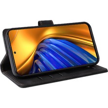 Mays Home1 Xiaomi Poco F4 Flip Kapak Için Flip Case Darbeye Basit Iş Cüzdan (Yurt Dışından)