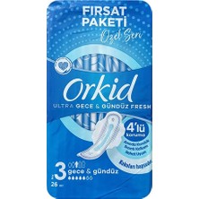 Orkid Özel Seri Gece& Gündüz Fresh 26'lı Hijyenik Ped