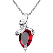 Pigado Kristal Taşlı Trend Bayan Kolye