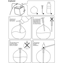 Glassic Glory Kırmızı cam Kandil Seti (3 Adet Cam Kandil - 200 ml Kandil Yağı - 3 Adet Kandil Fitili )