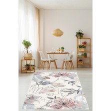 Pelangi Soyut Desenler Bohem Yıkanabilir Kaymaz Taban Leke Tutmaz Salon Halısı