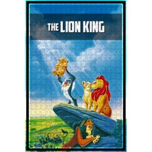 Jeronkarji The Lion King (1994) Film Posterinin 500 Parça Puzzle Yapbozu