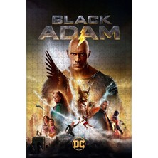 Jeronkarji Black Adam (2022) Film Posterinin 500 Parça Puzzle Yapbozu SÜRÜM10