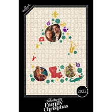 Jeronkarji My Southern Family Christmas (2022) Film Posterinin 500 Parça Puzzle Yapbozu