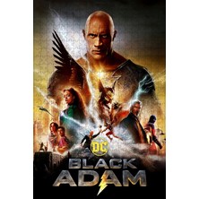 Jeronkarji Black Adam (2022) Film Posterinin 500 Parça Puzzle Yapbozu SÜRÜM32