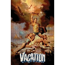 Jeronkarji National Lampoon's Vacation (1983) Film Posterinin 500 Parça Puzzle Yapbozu Sürüm3