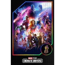 Jeronkarji Marvel Cinematic Universe Film Posterinin 500 Parça Puzzle Yapbozu Sürüm5