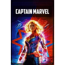 Jeronkarji Captain Marvel (2019) Film Posterinin 500 Parça Puzzle Yapbozu Sürüm8