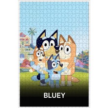 Jeronkarji Bluey (2018) Film Posterinin 500 Parça Puzzle Yapbozu