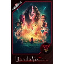 Jeronkarji Wandavision (2021) Film Posterinin 500 Parça Puzzle Yapbozu Sürüm6
