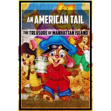 Jeronkarji An American Tail: The Treasure Of Manhattan Island (1998) Film Posterinin 500 Parça Puzzle Yapbozu