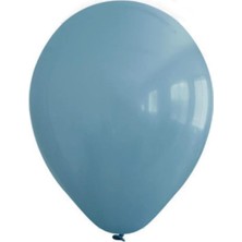 Kalisan Mavi Cam Retro Balon 12 inc 100'lü