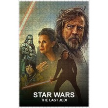 Jeronkarji Star Wars: The Last Jedi (2017) Film Posterinin 500 Parça Puzzle Yapbozu