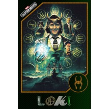 Jeronkarji Loki (2021) Film Posterinin 500 Parça Puzzle Yapbozu Sürüm4