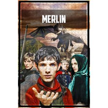 Jeronkarji Merlin (2008) Film Posterinin 500 Parça Puzzle Yapbozu L66