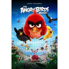 Jeronkarji The Angry Birds Movie (2016) Film Posterinin 500 Parça Puzzle Yapbozu Sürüm2