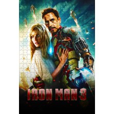 Jeronkarji Iron Man 3 (2013) Film Posterinin 500 Parça Puzzle Yapbozu SÜRÜM12