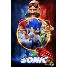 Jeronkarji Sonic The Hedgehog 2 (2022) Film Posterinin 500 Parça Puzzle Yapbozu