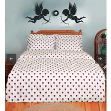 Mert Collection Çarşı Çift Kişilik (Battal Boy) Ranforce Nevresim Çarşaf Takımı