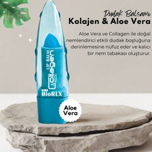 Biorlx Kolajen ve Aloe Vera Dudak Balsamı, Renksiz, Parabensiz