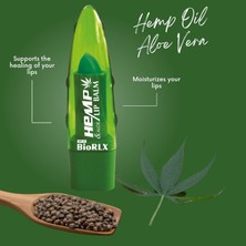 Biorlx Aloe Vera, Kenevir Yağlı Dudak Balsamı Renksiz, Parabensiz