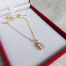 Devi Fashion Baget 14 Ayar Altın Kaplama Minimal Kolye
